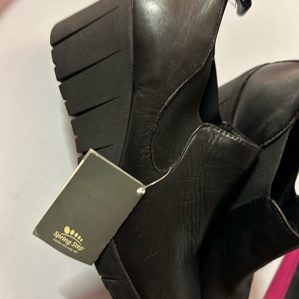 Leather black brand new